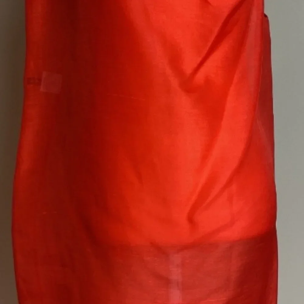 Donna Karan Red Silk Dress
